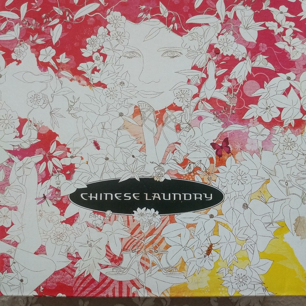 Chinese Laundry Strapy Platform Brown Leather Heal - Picture 6 of 6